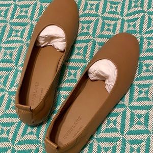 NEW/UNWORN Everlane: Women’s brown leather ballet flat size 9.5 - no box